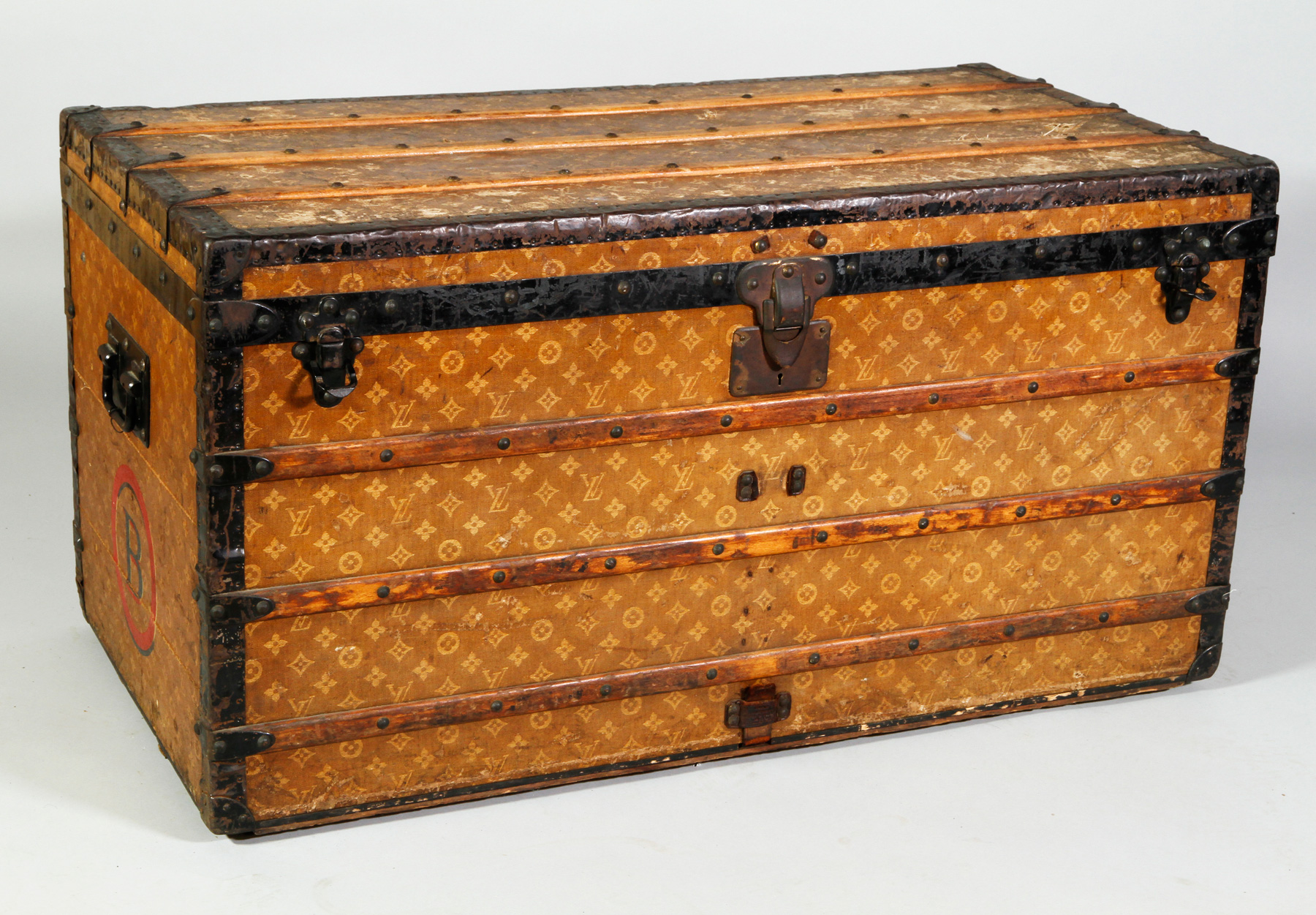 Sold at Auction: Antique Steamer Trunk